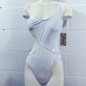 NWT Shekini one piece white bathing suit​​​​​​​​​